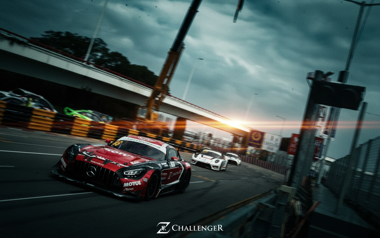 電影感紅色賽車