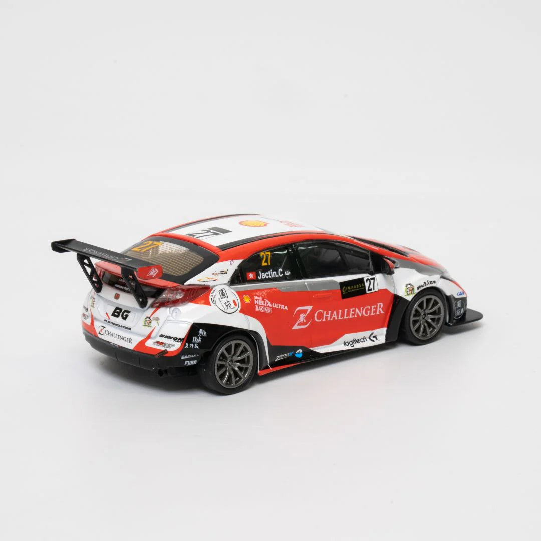 模型車｜1:43｜Honda CIVIC Type R FK2 TCR Macau Guia Race 2021｜鍾澔軒 #27