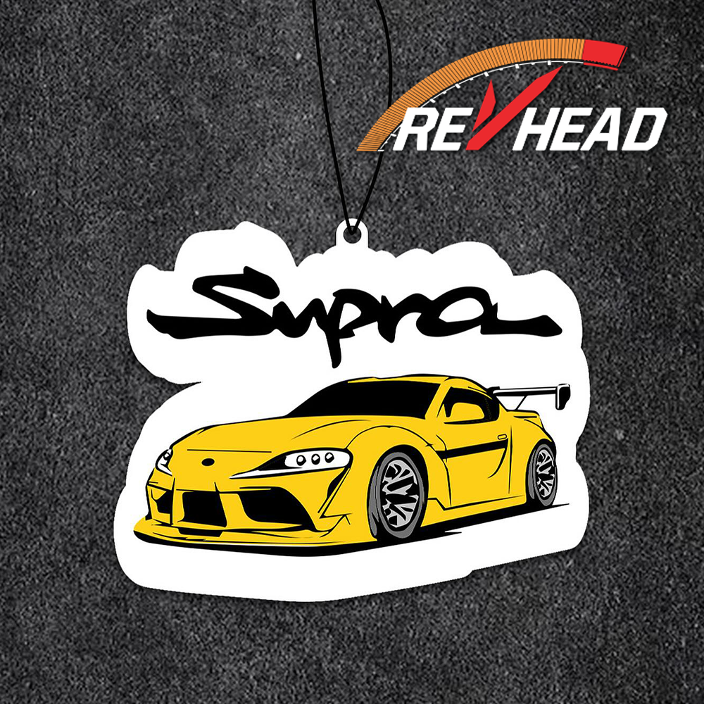 Revhead Yellow A90 Supra Air-Freshener